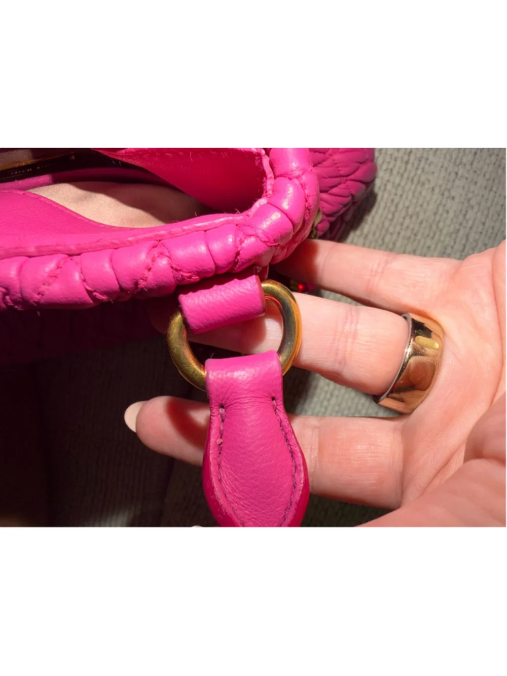 Miu Miu nappa crystal